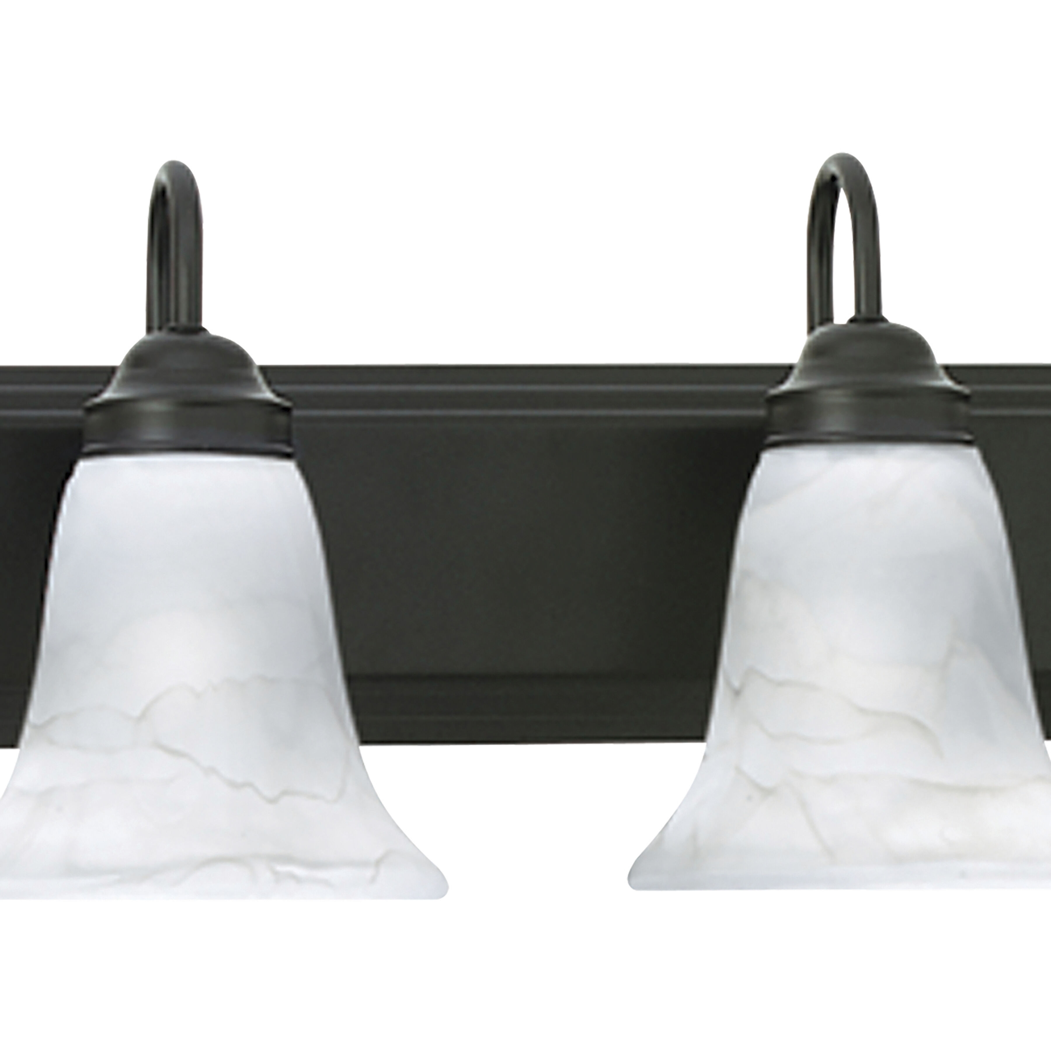 Homestead 6 Light 48 inch Painted Bronze Vanity Light Wall Light