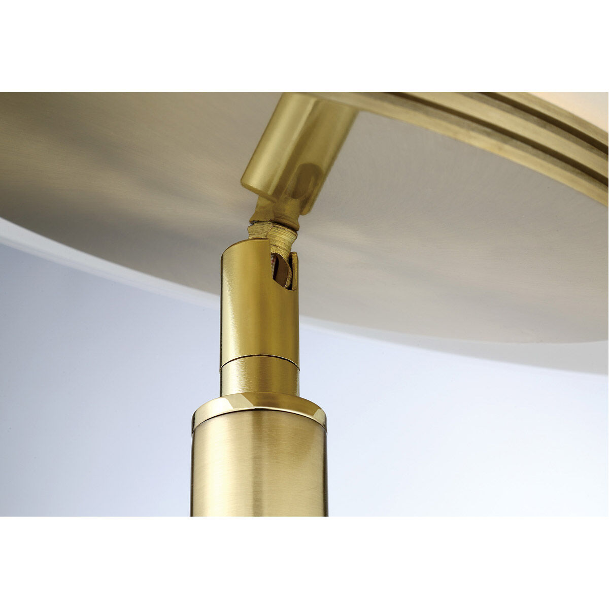 Tampa 71 inch 36 watt Satin Brass Floor Lamp Portable Light