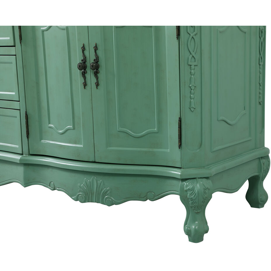 Danville 72 X 21 X 36 inch Vintage Mint Vanity Sink Set