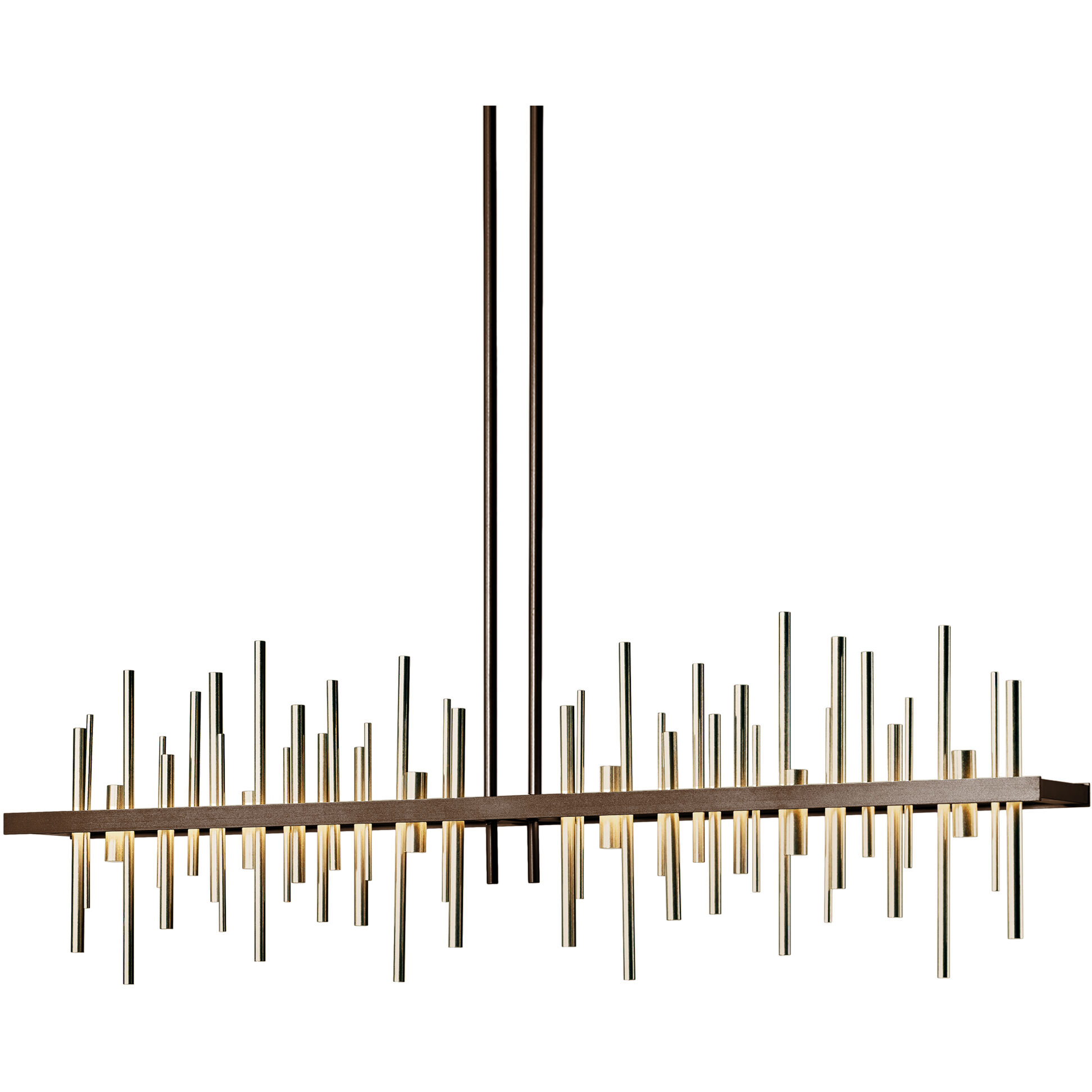 Cityscape LED 51.9 inch Bronze/Soft Gold Pendant Ceiling Light, Large