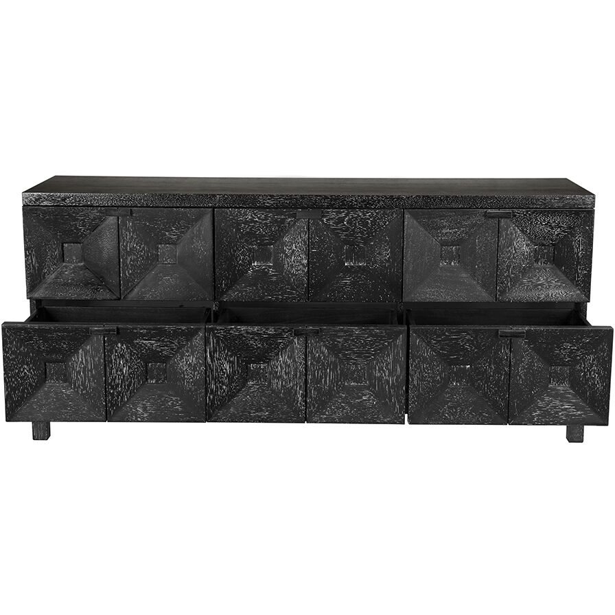 Musashi 72 X 22 inch Black Walnut Console