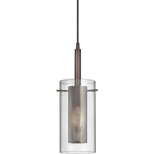 Percy LED 5.5 inch Oil Brused Bronze Pendant Ceiling Light in Oil Brushed Brass