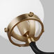 Ian K. Fowler Cafe LED 14 inch Satin Brass Wall Bath Fixture Wall Light