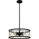 Cedar Park 4 Light 18 inch Matte Black Pendant Ceiling Light