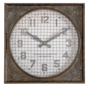 Warehouse Clock 26 X 26 inch Wall Clock