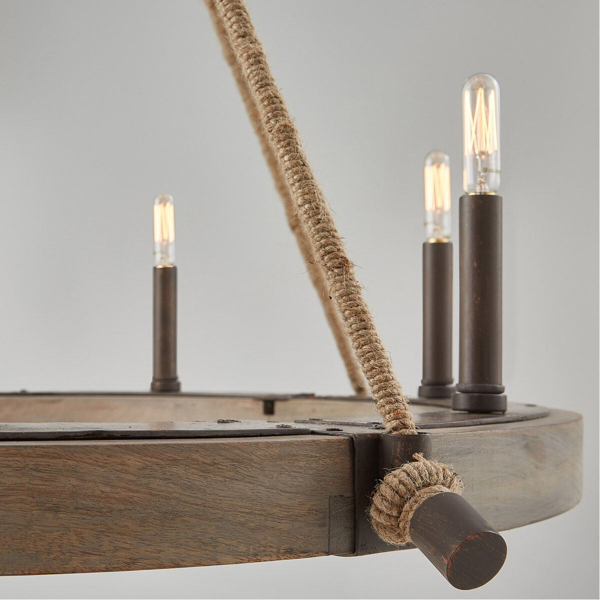 Tybee 8 Light 38 inch Nordic Grey Chandelier Ceiling Light