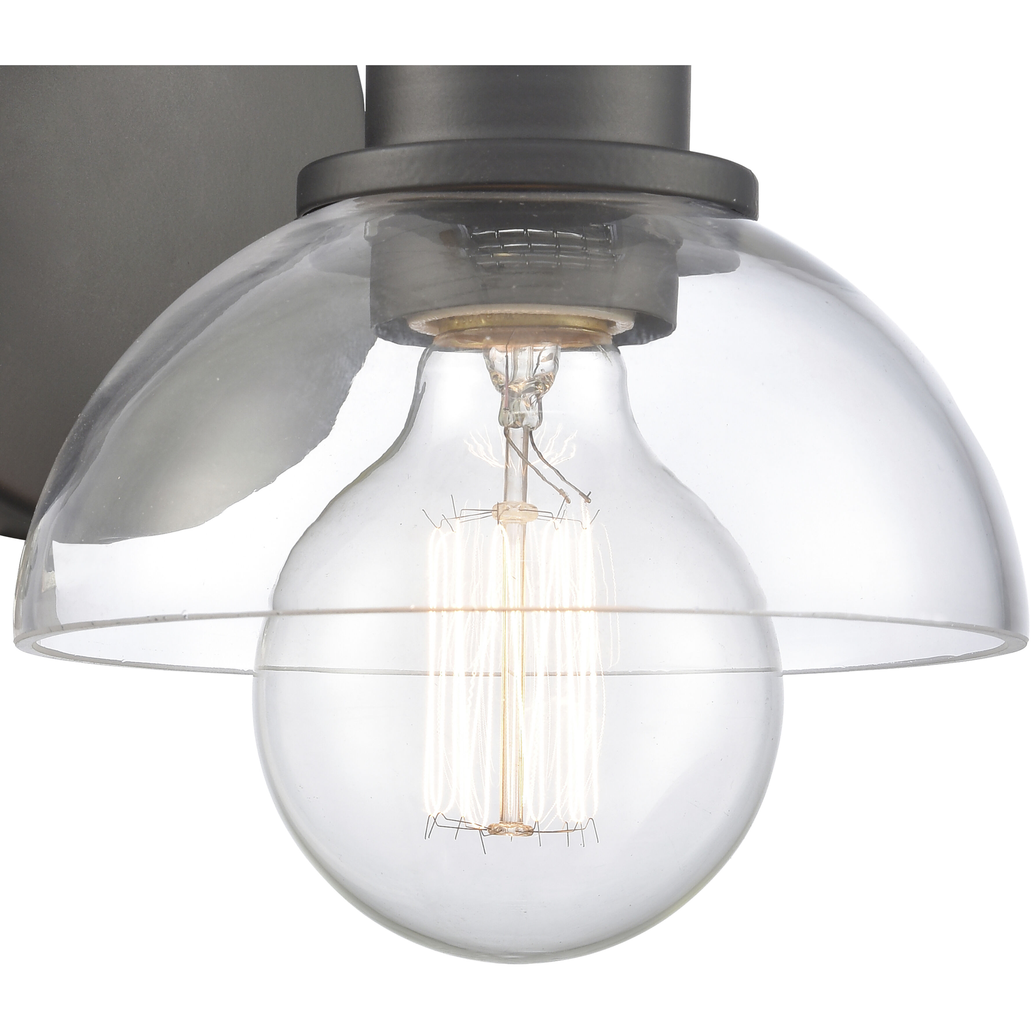 Julian Vanity Light Wall Light in Matte Black