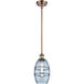 Ballston Vaz 1 Light 5.88 inch Antique Copper Stem Hung Mini Pendant Ceiling Light