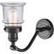 Franklin Restoration Small Canton LED 6.5 inch Oil Rubbed Bronze Sconce Wall Light in Clear Glass, Franklin Restoration