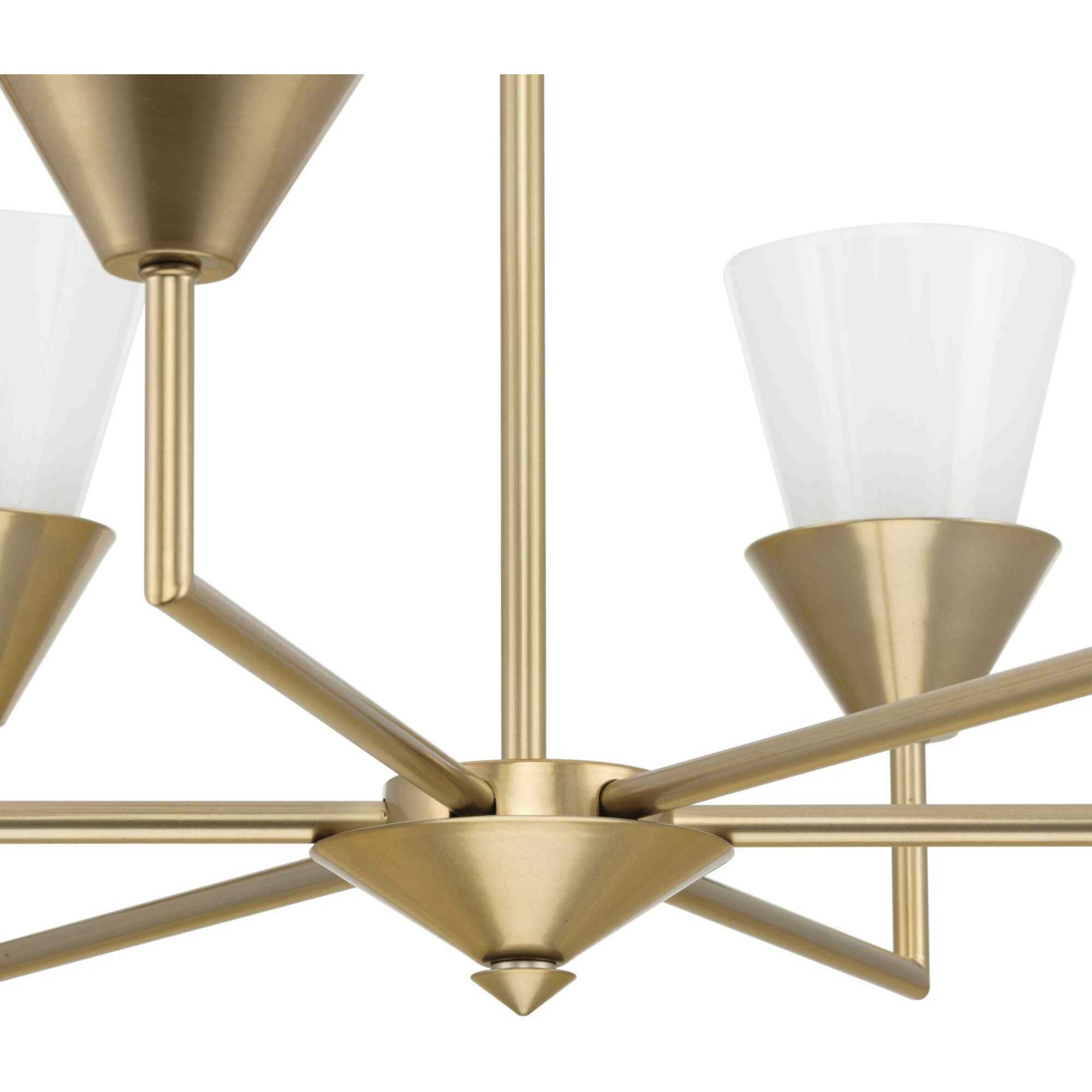 Pinellas 6 Light 30 inch Soft Gold Chandelier Ceiling Light, Design Series