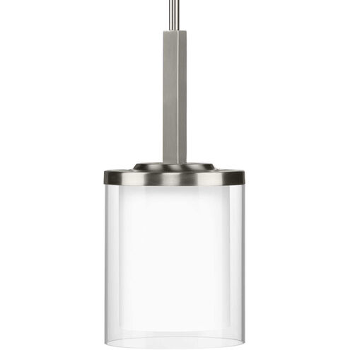 Beaches 1 Light 6 inch Brushed Nickel Mini-Pendant Ceiling Light