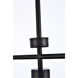 Mera 3 Light 38 inch Black Linear Pendant Ceiling Light