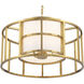 Hulton 5 Light 25 inch Luxe Gold Lantern Candelier Ceiling Light