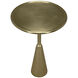 Hiro 24 X 17 inch Antique Brass Side Table