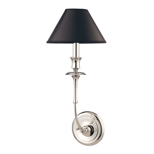 Jasper 1 Light 7.5 inch Polished Nickel Wall Sconce Wall Light