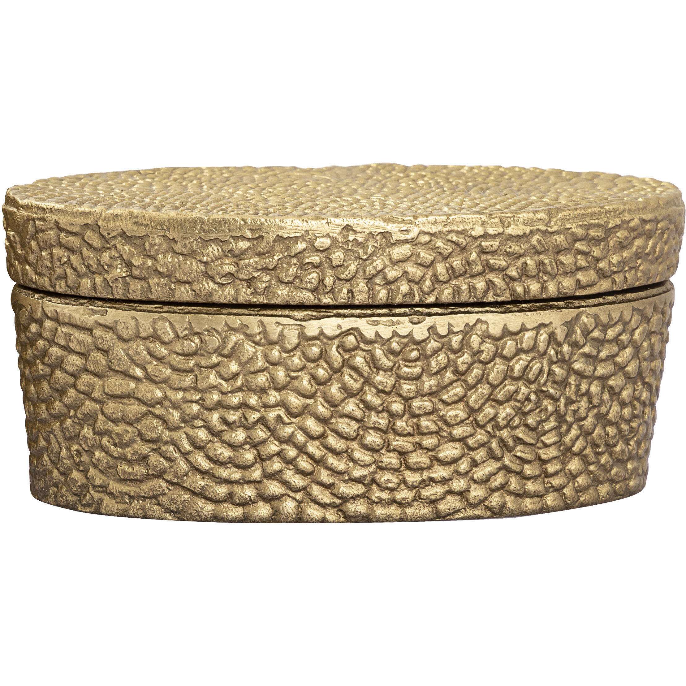 Oval Pebble 3.50 inch  X 8.00 inch Decorative Box