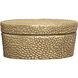 Oval Pebble 3.50 inch  X 8.00 inch Decorative Box