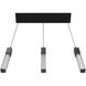 Boa LED 7 inch Black Multi Port Pendant Ceiling Light
