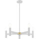Copenhagen 5 Light 25 inch White Chandelier Ceiling Light