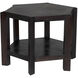 Yehuda 34 X 34 inch Sombre Side Table, Large