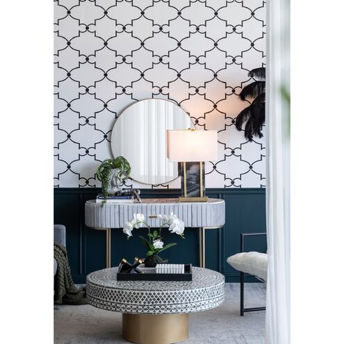 Anita 25.5 inch 40.00 watt Gold/Black/White Table Lamp Portable Light