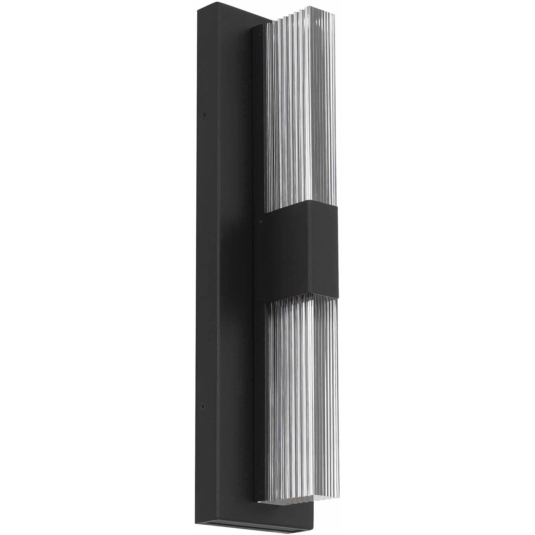 Arles LED 18 inch Sand Black Outdoor Wall Sconce