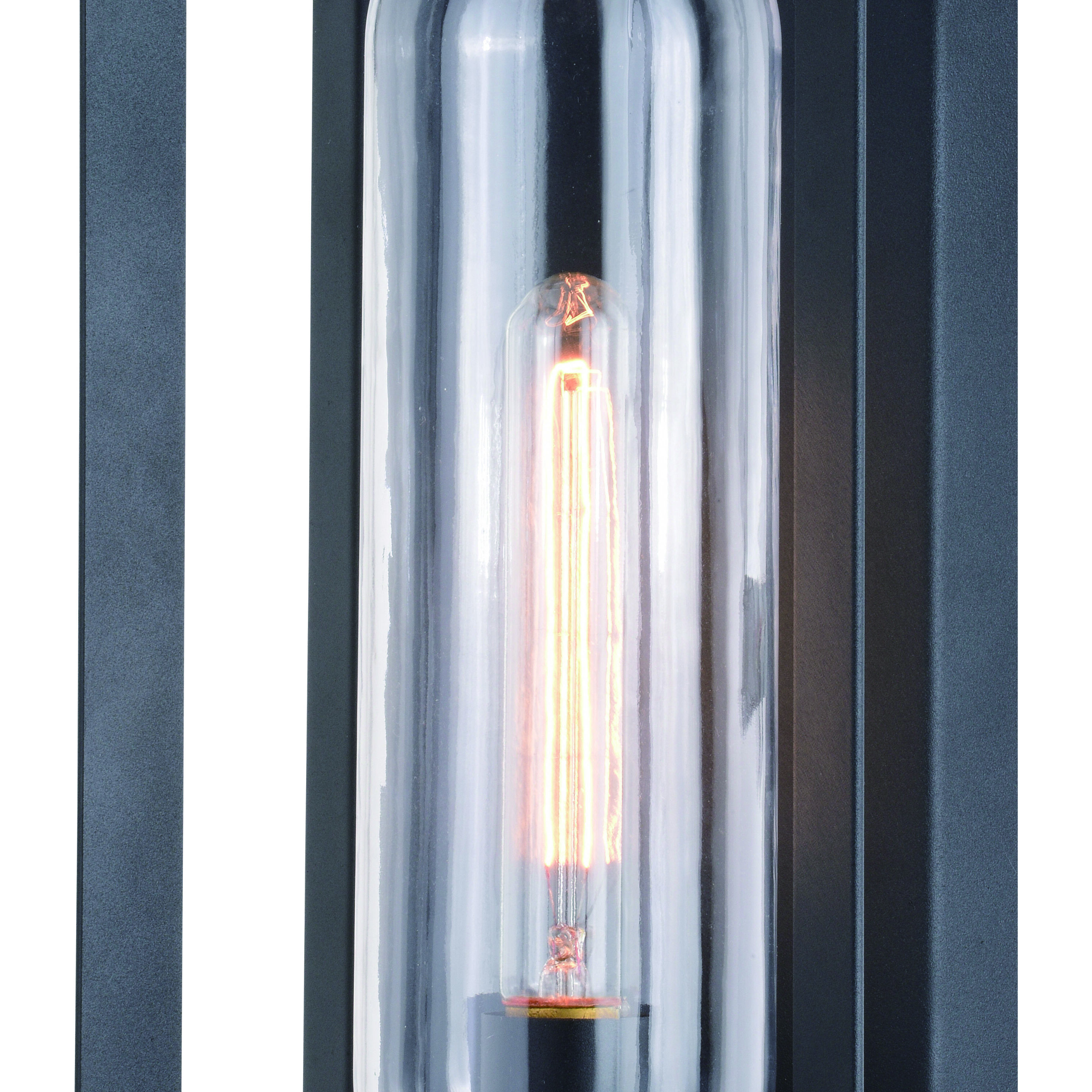 Pullman LED 15.5 inch Textured Black Outdoor Wall