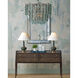 Mosaico 43.25 X 33.25 inch Ebony and Antique Mirror Mirror