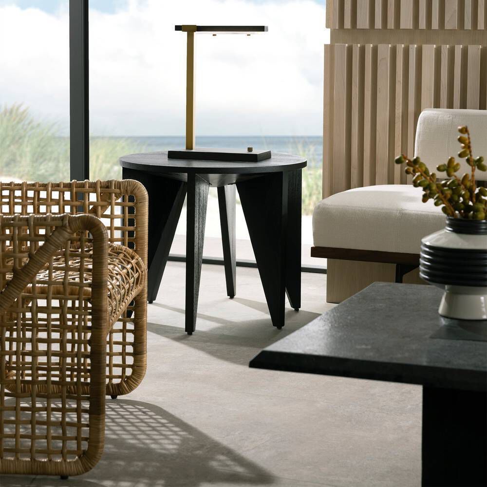 Twain 17 inch Antique Brass Lamp Portable Light