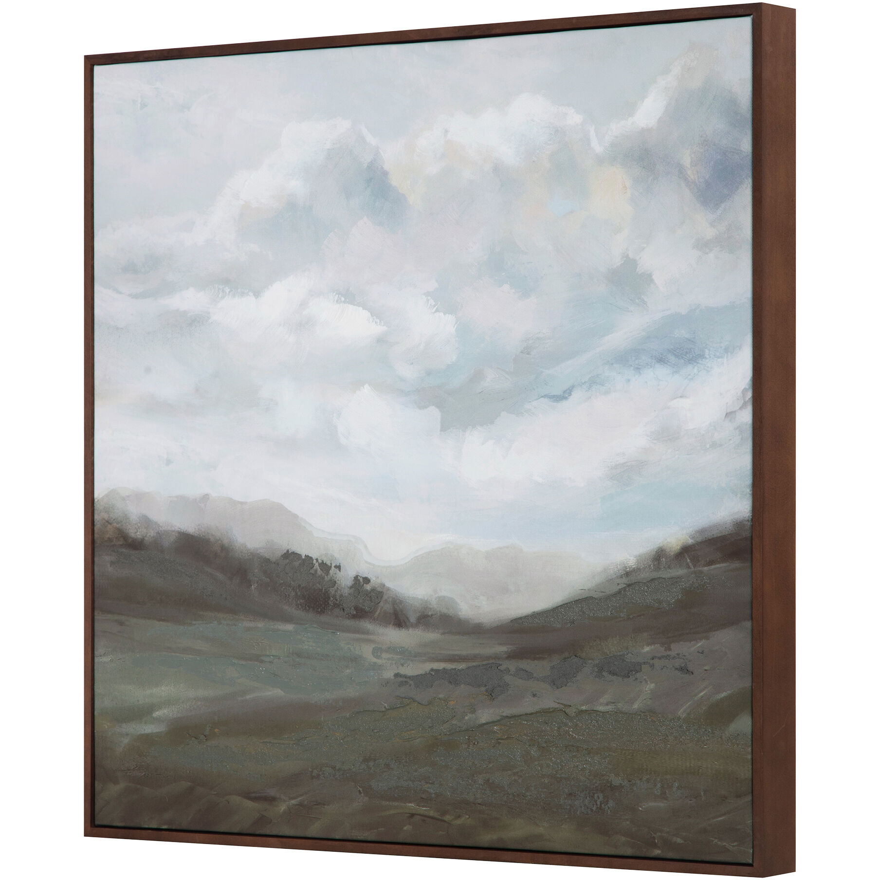 Natural Wood 24 X 24 inch Painting