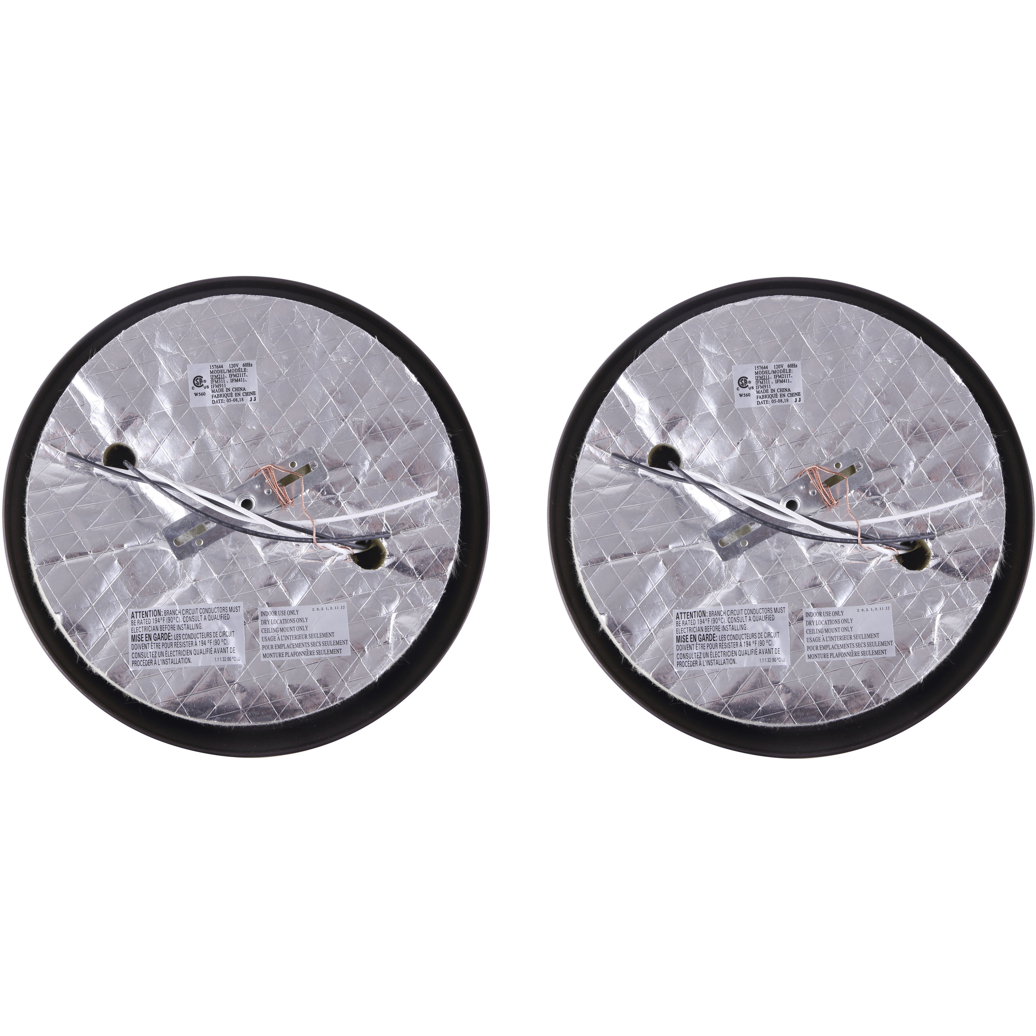 Madison 1 Light 11 inch Oil Rubbed Bronze Flush Mount Ceiling Light, Twin Pack