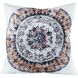 Jillian 20 X 5.5 inch White with Blue Accent Pillow
