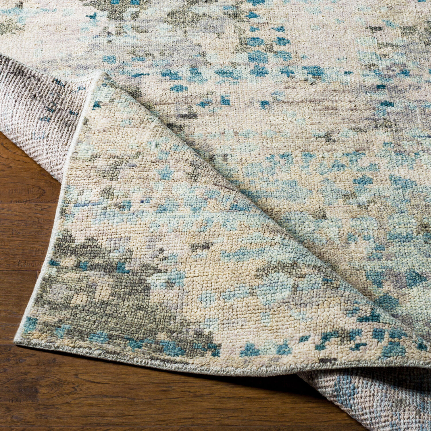 Biscayne 108 X 72 inch Deep Teal Rug in 6 X 9, Rectangle