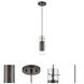 Scope 1 Light 3.25 inch Antique Bronze Pendant Ceiling Light