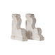 Anita 16 X 3 inch Distressed White Bookends, Set of 2