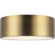 Alora Mood Brisbane 2 Light 12 inch Aged Gold Flush Mount Ceiling Light