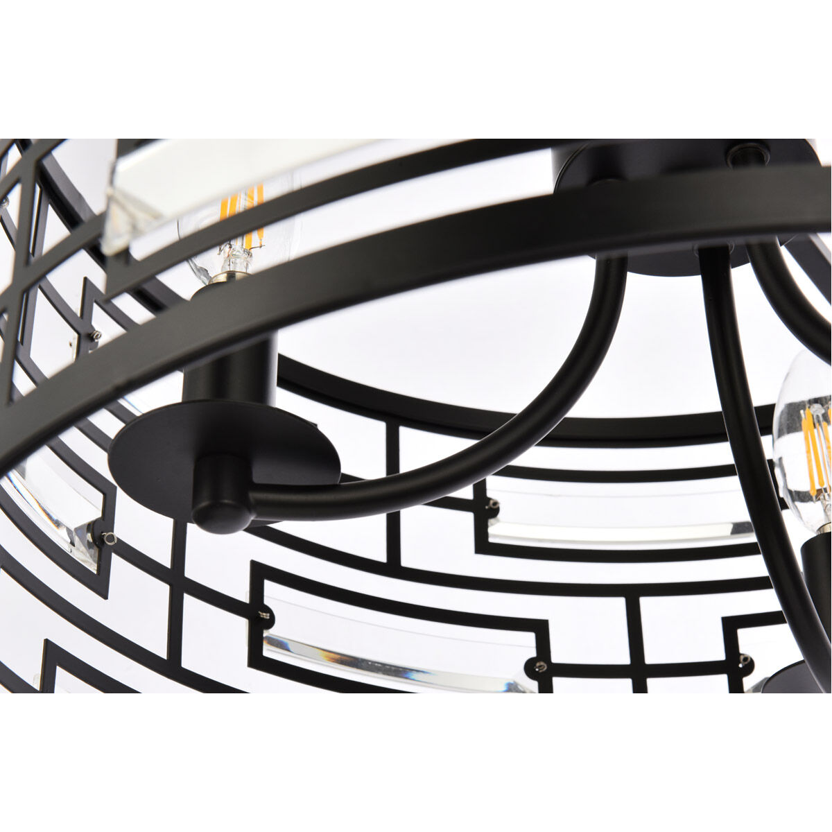 Kennedy 3 Light 17 inch Black Pendant Ceiling Light