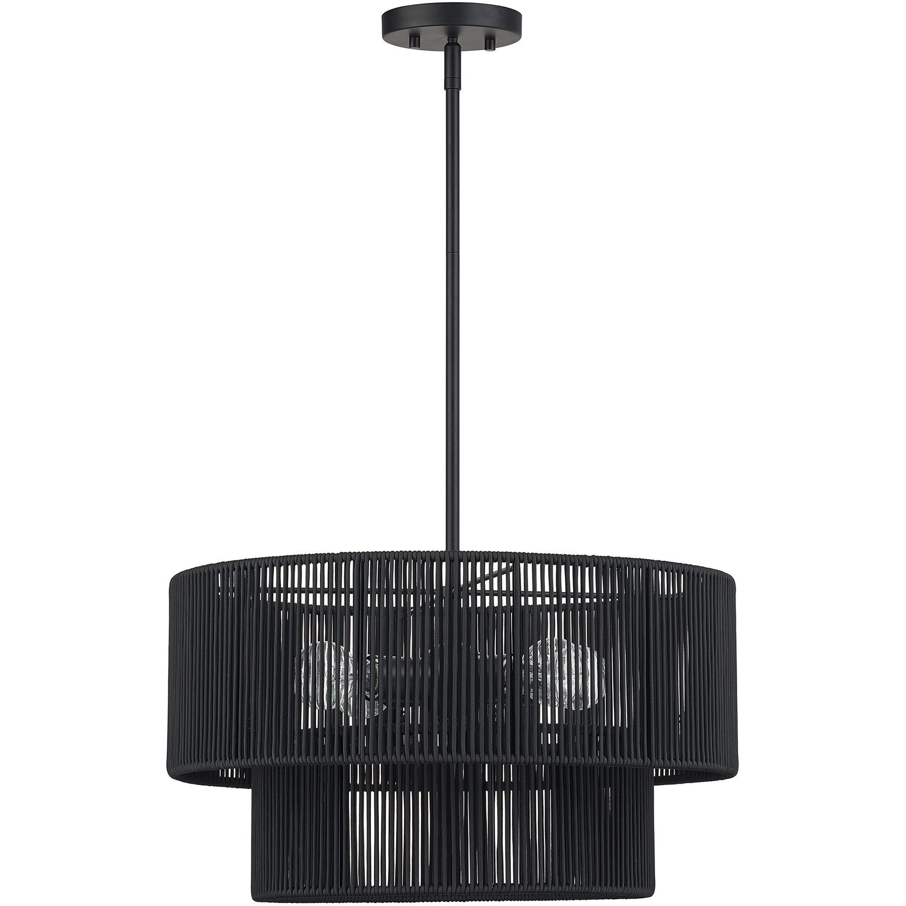 Acordia 4 Light 20 inch Black Pendant Chandelier Ceiling Light