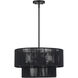 Acordia 4 Light 20 inch Black Pendant Chandelier Ceiling Light
