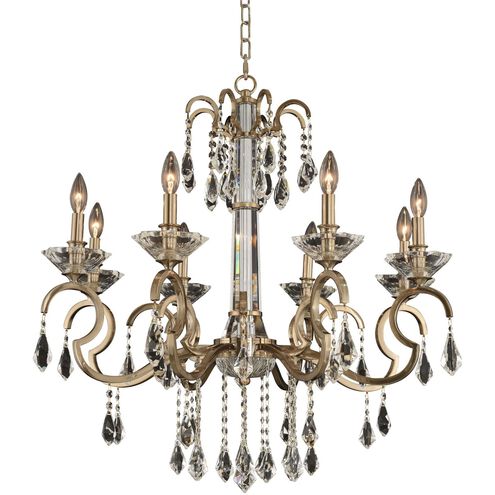 Valencia 8 Light 32 inch Brushed Champagne Gold Chandelier Ceiling Light