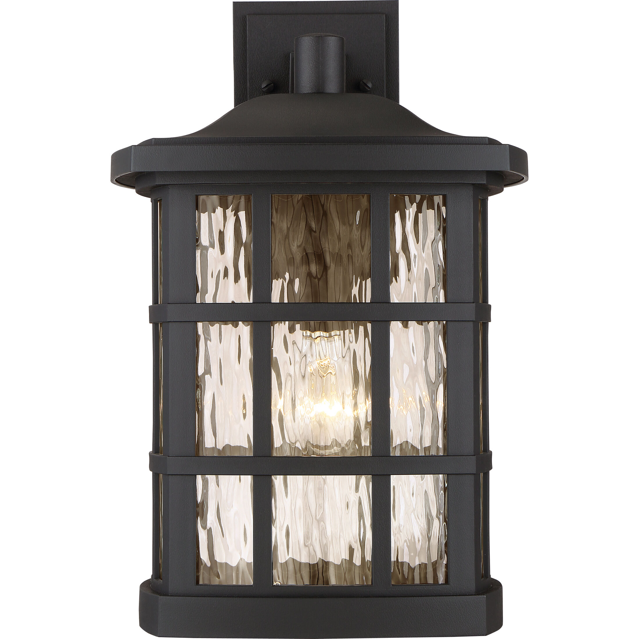 Stonington 1 Light 17 inch Mystic Black Outdoor Wall Lantern