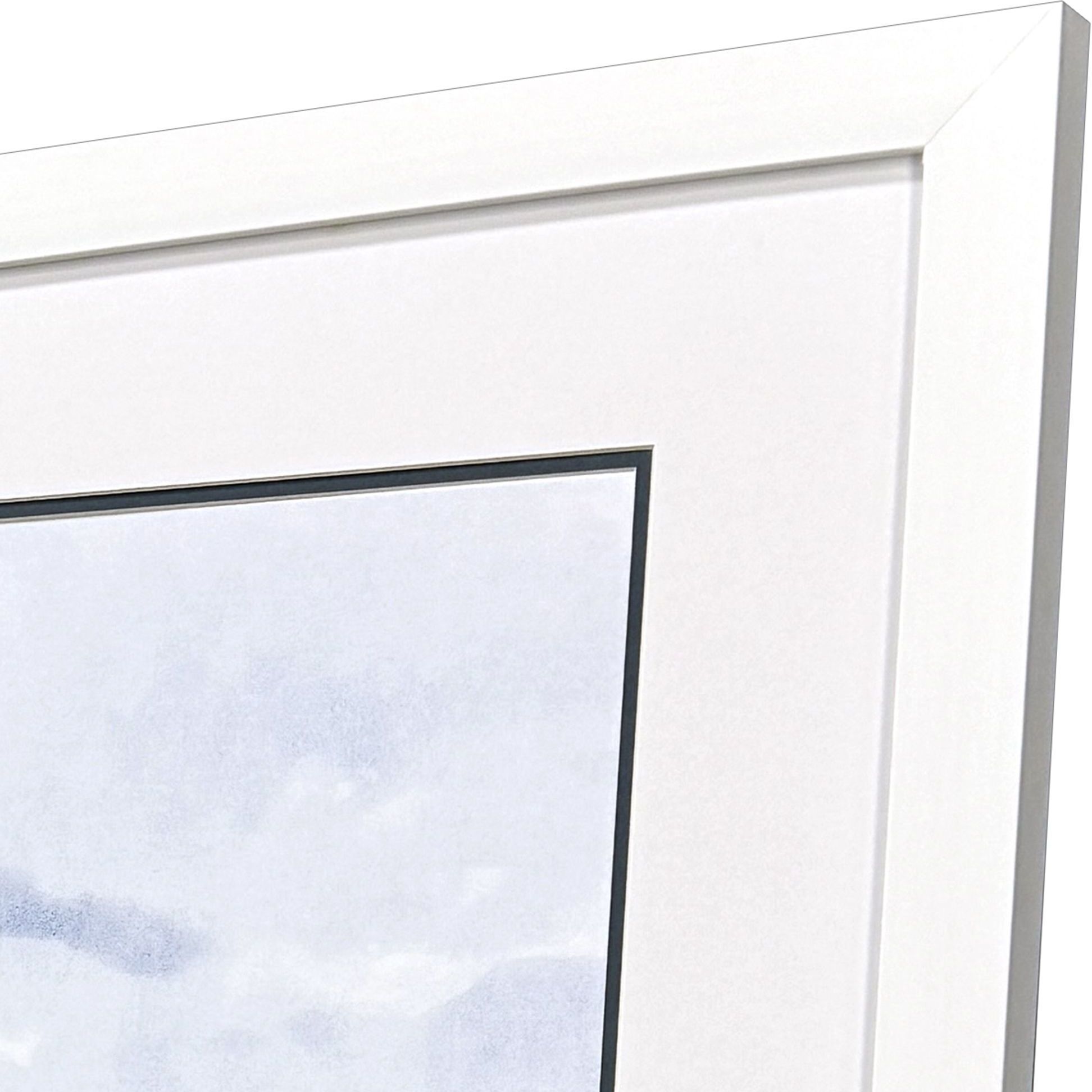 Tranquil Ocean Blue Framed Art, Propac