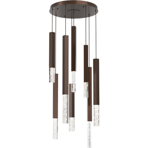 Axis XL LED Burnished Bronze Multi-Pendant Ceiling Light in 2700K LED