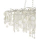 Lusso 16 Light 43.5 inch Pearlized White Chandelier Ceiling Light