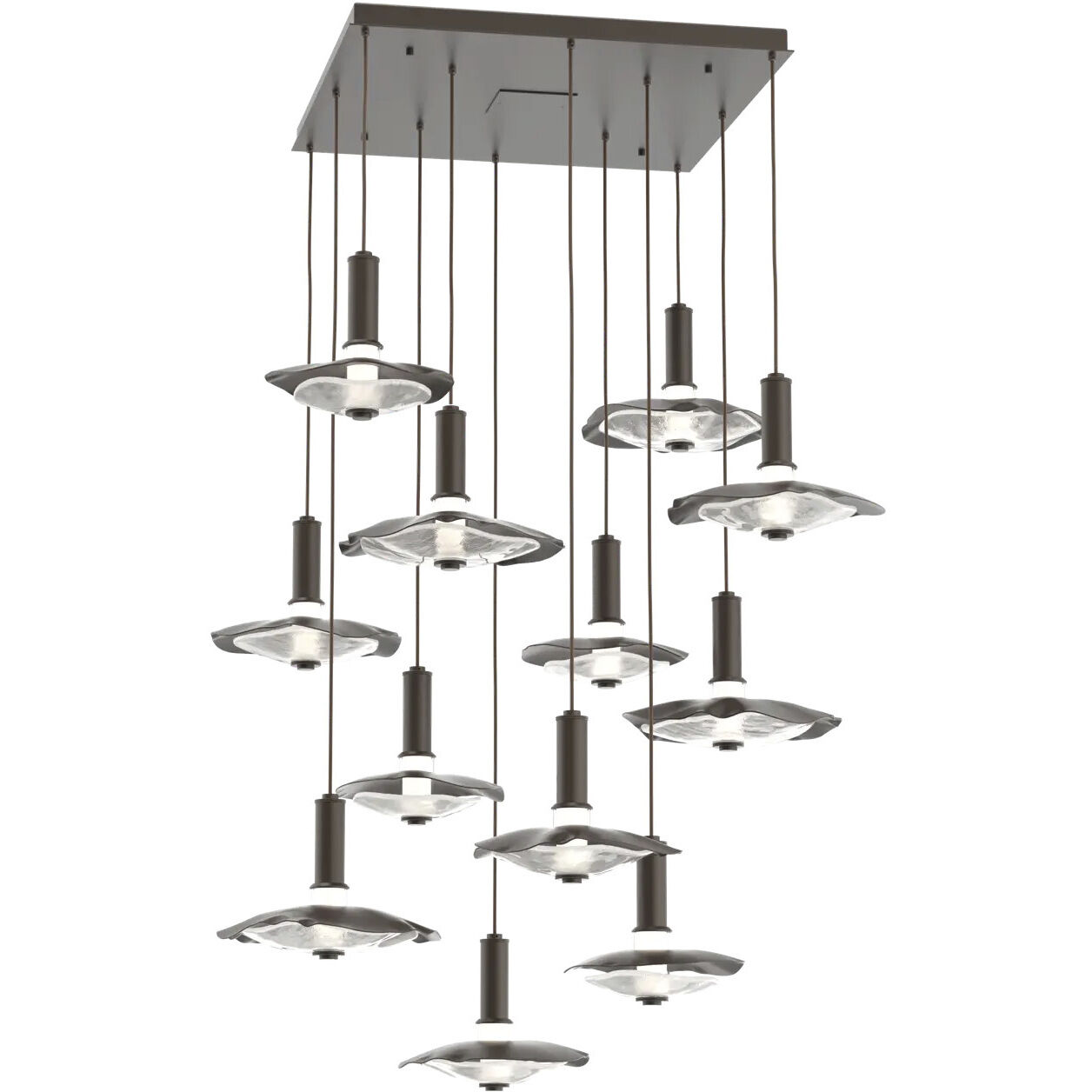 Cumulus LED 43.5 inch Classic Silver Multi-Pendant Ceiling Light