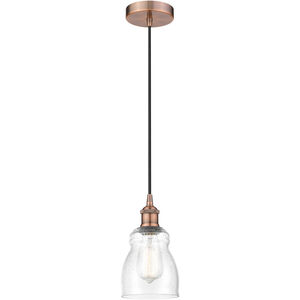 Edison Ellery LED 5 inch Antique Copper Mini Pendant Ceiling Light