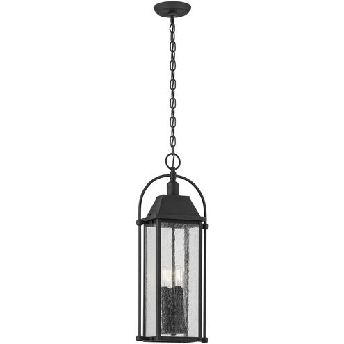 Harbor Row 4 Light 6 inch Textured Black Outdoor Hanging Pendant