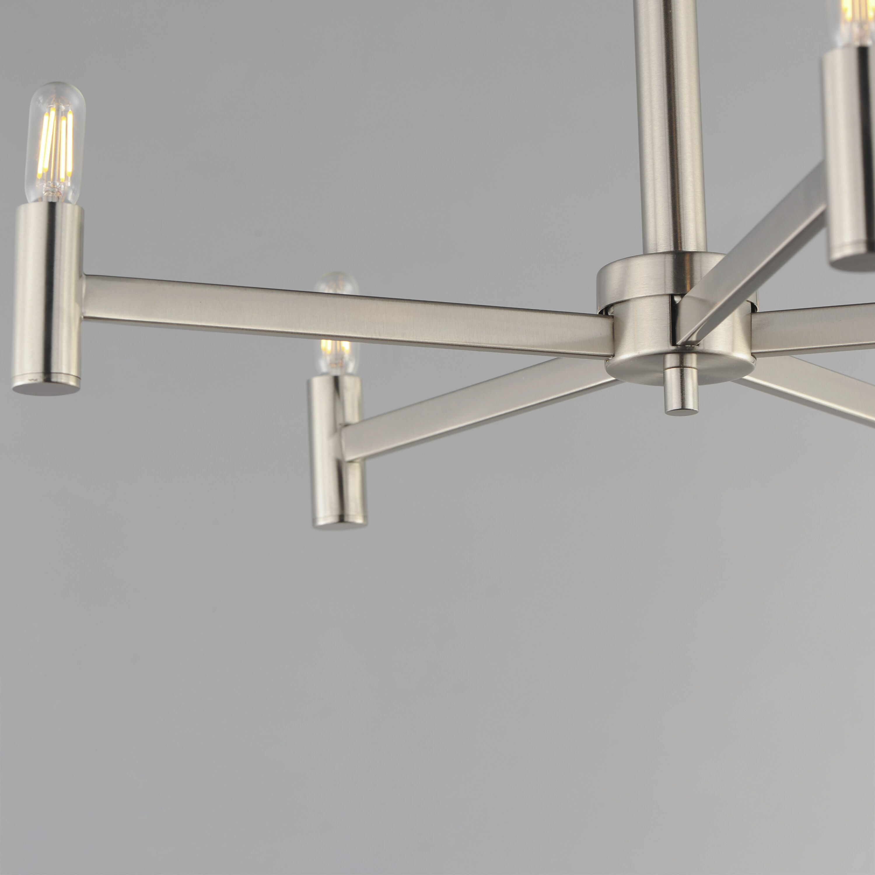 Emana 5 Light 24 inch Satin Nickel Chandelier Ceiling Light