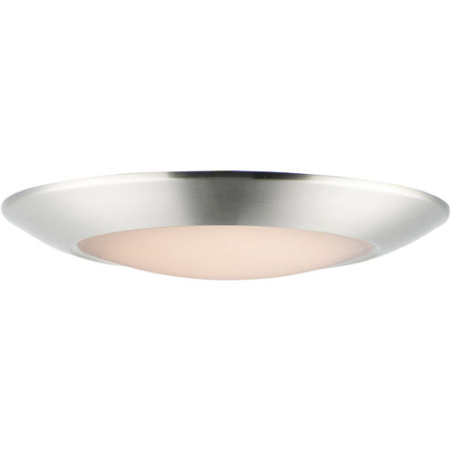 Diverse LED LED 9.25 inch Satin Nickel Flush Mount Ceiling Light