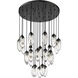Arden 27 Light 36 inch Matte Black Chandelier Ceiling Light